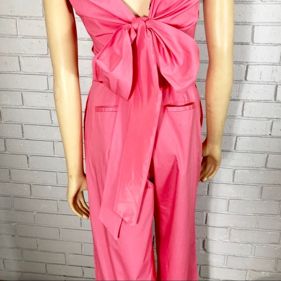 J. Crew Pink Jumpsuit in Stretch Poplin - Picture 4 of 7